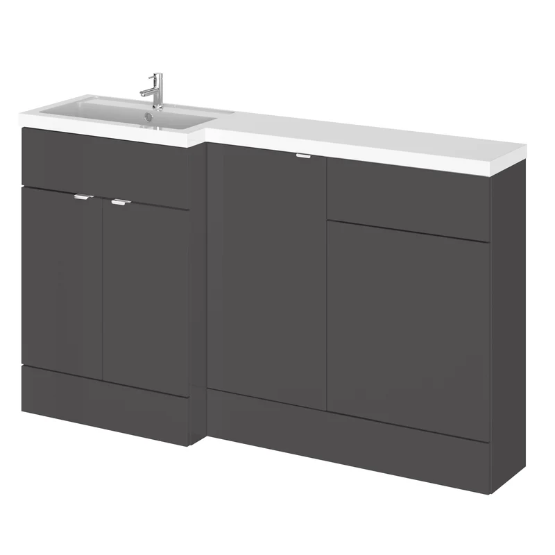 Hudson Reed Fusion 1500mm Floorstanding Combination Unit With 400mm Base Unit & 500mm WC Unit