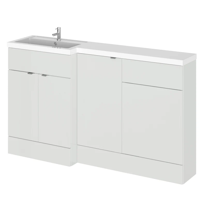 Hudson Reed Fusion 1500mm Floorstanding Combination Unit With 400mm Base Unit & 500mm WC Unit