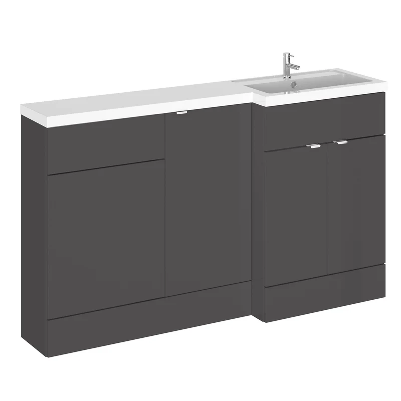 Hudson Reed Fusion 1500mm Floorstanding Combination Unit With 400mm Base Unit & 500mm WC Unit
