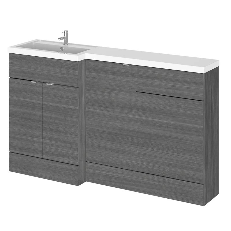Hudson Reed Fusion 1500mm Floorstanding Combination Unit With 400mm Base Unit & 500mm WC Unit