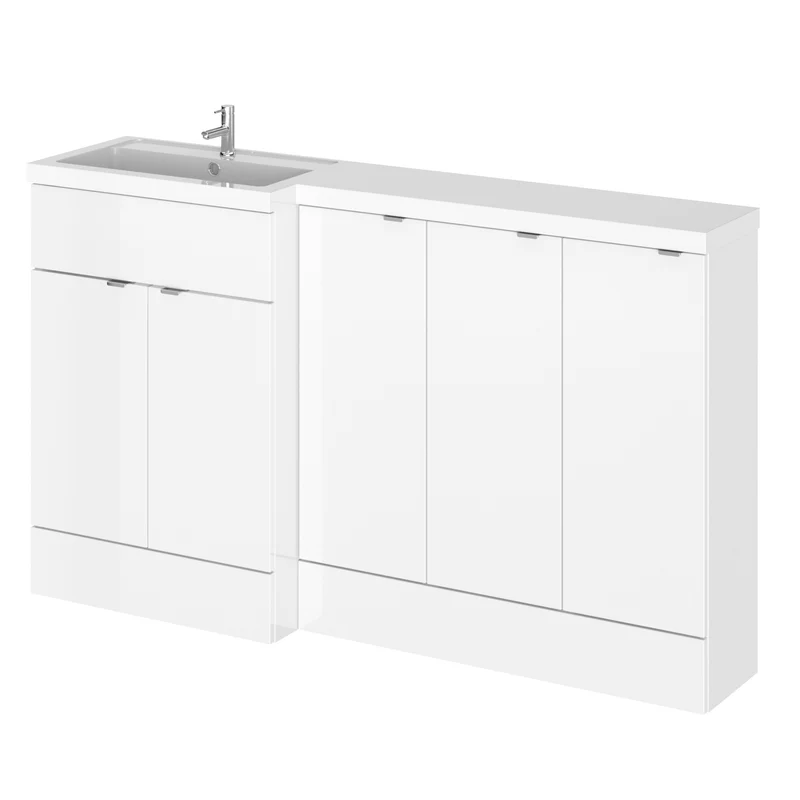 Hudson Reed Fusion 1500mm Floorstanding Combination Unit With 3 x 300mm Base Units