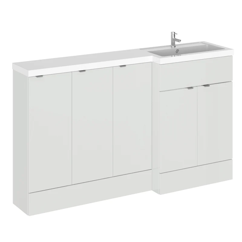 Hudson Reed Fusion 1500mm Floorstanding Combination Unit With 3 x 300mm Base Units