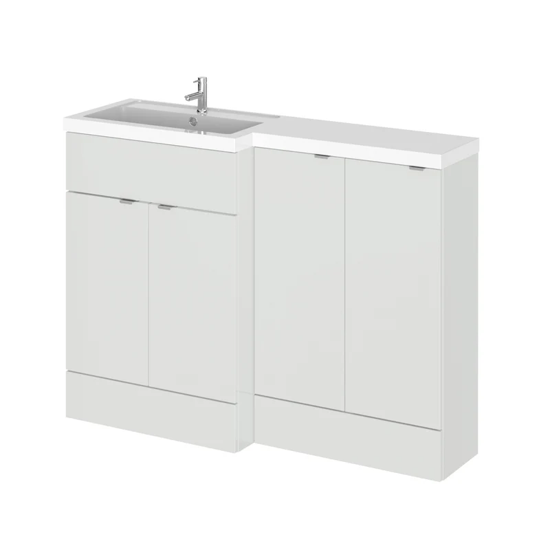 Hudson Reed Fusion 1200mm Floorstanding Combination Unit With 2 x 300mm Base Units