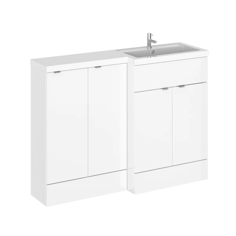 Hudson Reed Fusion 1200mm Floorstanding Combination Unit With 2 x 300mm Base Units