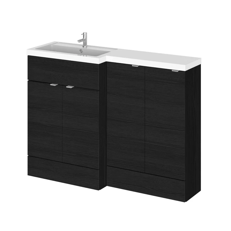 Hudson Reed Fusion 1200mm Floorstanding Combination Unit With 2 x 300mm Base Units