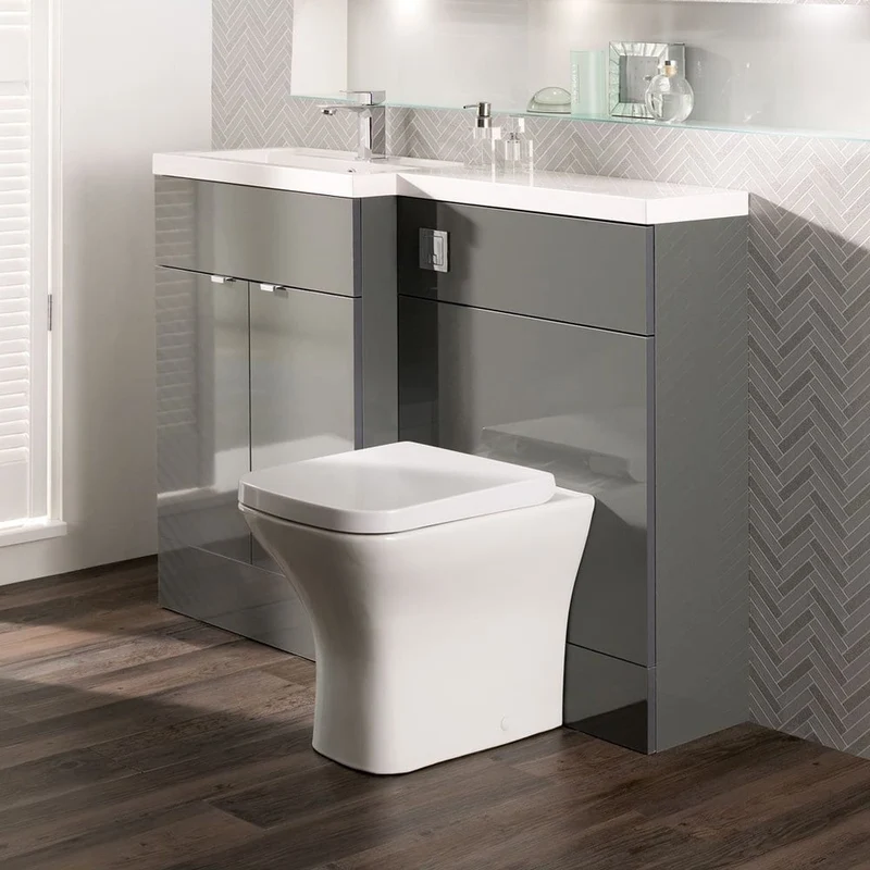 Hudson Reed Fusion 1200mm Floorstanding Combination Unit With WC Unit