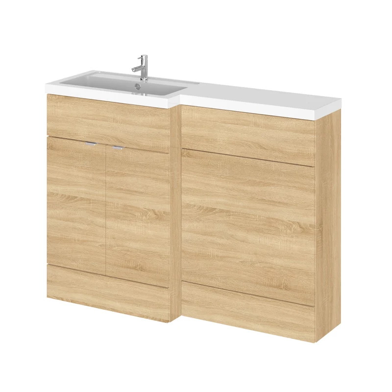Hudson Reed Fusion 1200mm Floorstanding Combination Unit With WC Unit