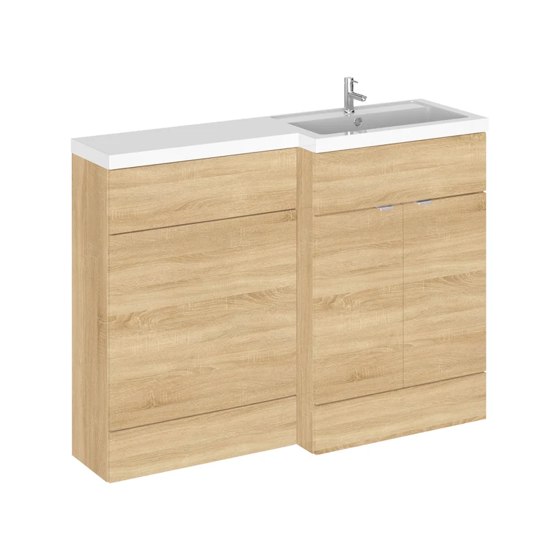 Hudson Reed Fusion 1200mm Floorstanding Combination Unit With WC Unit