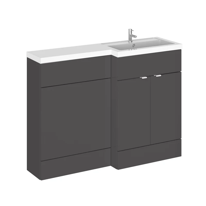 Hudson Reed Fusion 1200mm Floorstanding Combination Unit With WC Unit