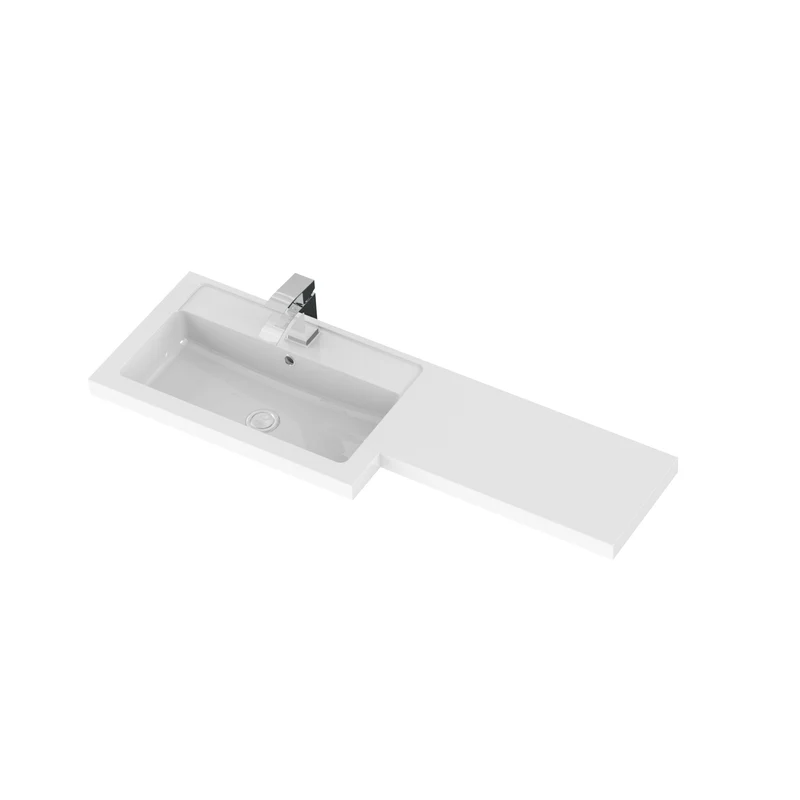 Hudson Reed Fusion 1100mm Floorstanding Combination Unit With L Shaped Basin