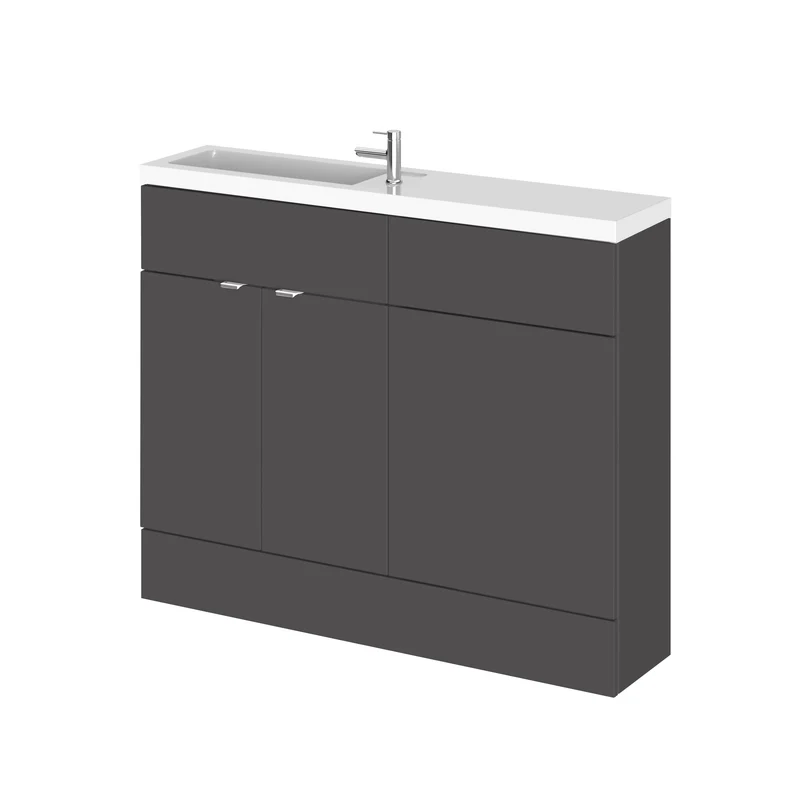 Hudson Reed Fusion 1100mm Slimline Floorstanding Combination Unit