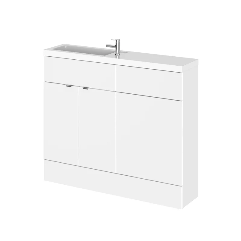 Hudson Reed Fusion 1000mm Slimline Floorstanding Combination Unit