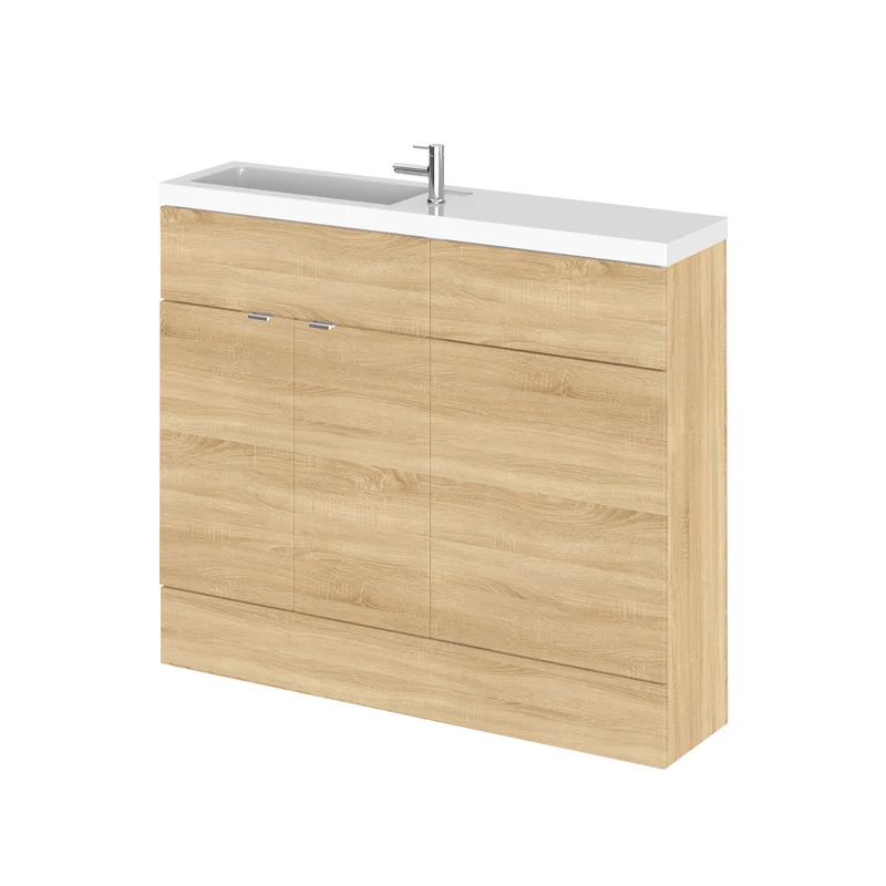 Hudson Reed Fusion 1000mm Slimline Floorstanding Combination Unit