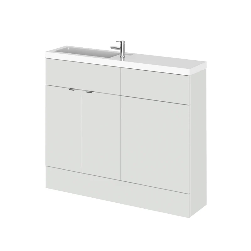 Hudson Reed Fusion 1000mm Slimline Floorstanding Combination Unit