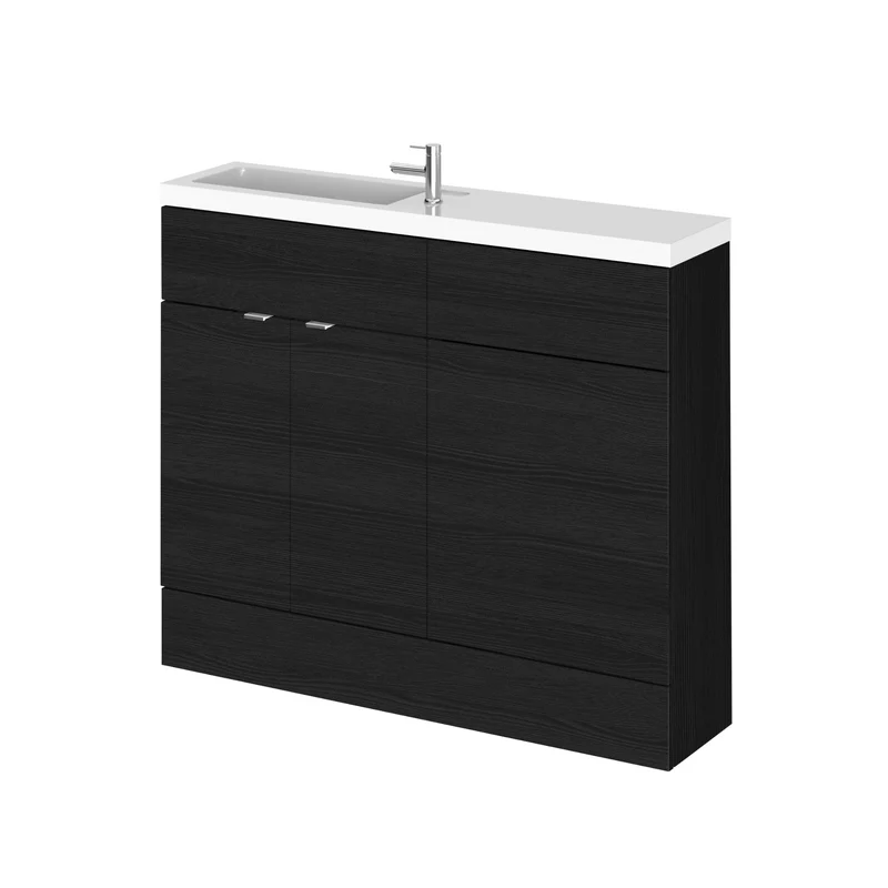 Hudson Reed Fusion 1000mm Slimline Floorstanding Combination Unit