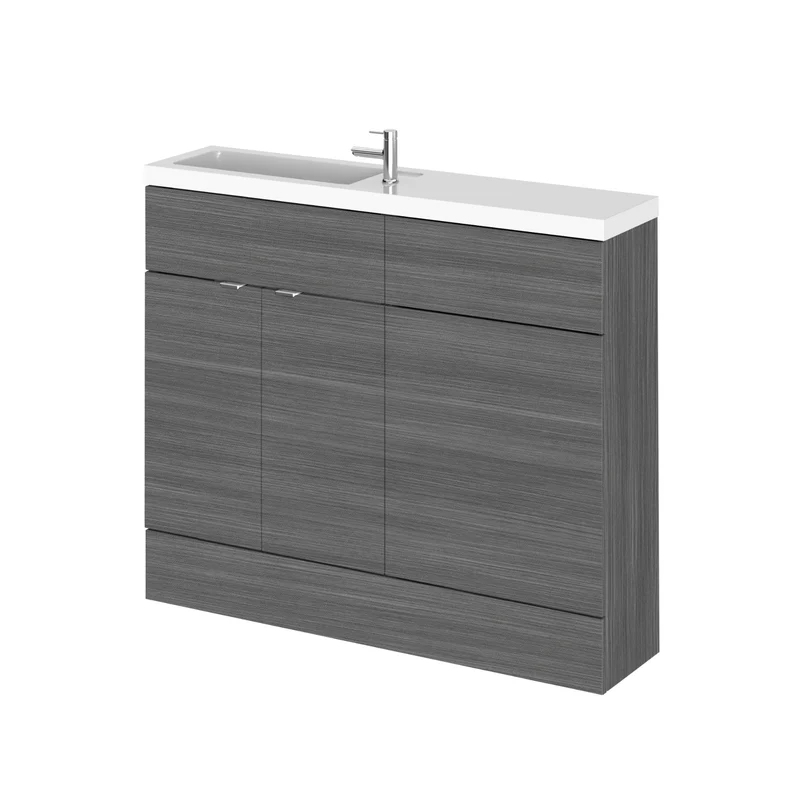 Hudson Reed Fusion 1000mm Slimline Floorstanding Combination Unit