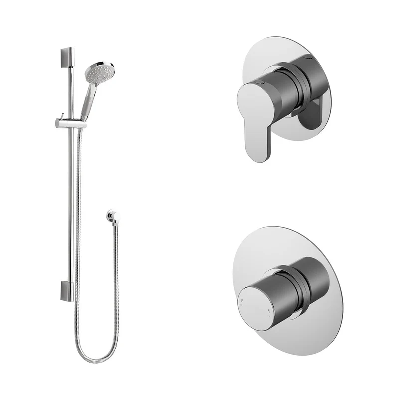 Nuie 1 Outlet Bundle Arvan Contemporary Chrome Brass ABS - SBR126ST1