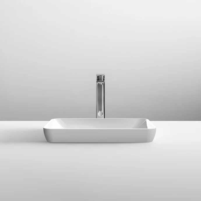 Hudson Reed Rectangular Counter Top Vessel Basin - 520 x 340mm
