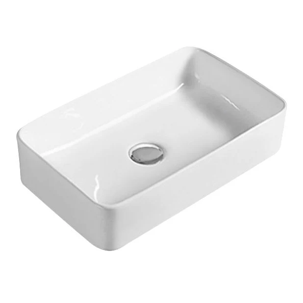 Hudson Reed Rectangular Counter Top Vessel Basin - 465 x 235mm