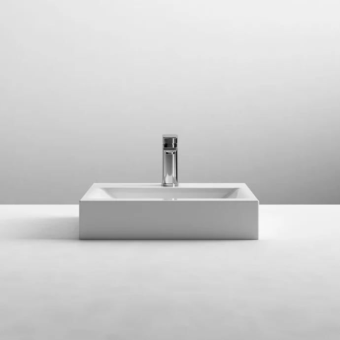 Hudson Reed Rectangular Counter Top Vessel Basin With 1 Tap Hole - 460 x 330mm