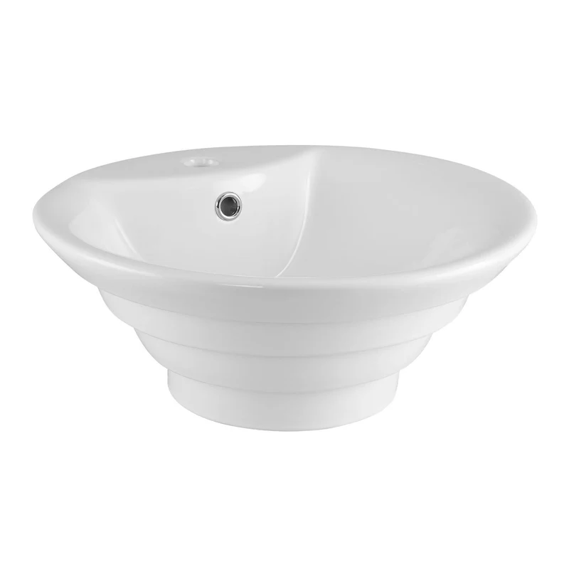 Hudson Reed Round Counter Top Vessel Basin - 460 x 460mm