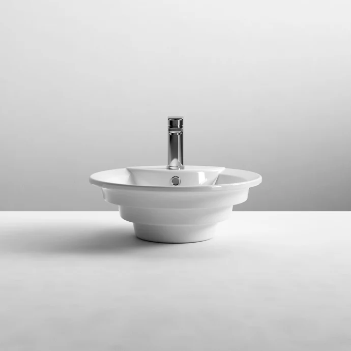 Hudson Reed Round Counter Top Vessel Basin - 460 x 460mm
