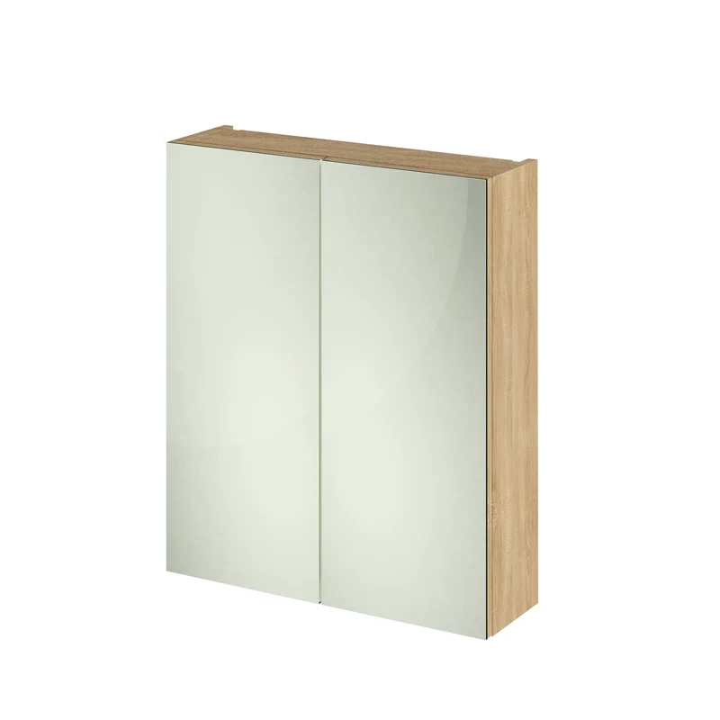 Hudson Reed Fusion 600mm Mirror Unit With 2 Doors