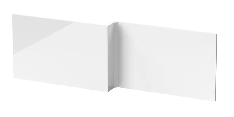 1700mm Square Shower Bath Front Panel - Gloss White