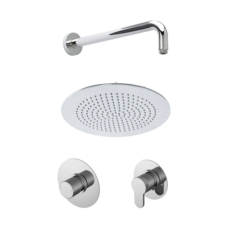 Nuie 1 Outlet Bundle Arvan Contemporary Chrome Brass ABS - SBR124ST1