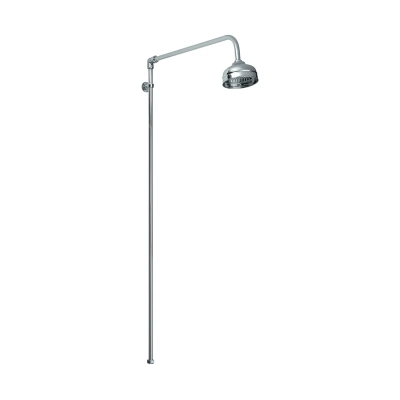 Nuie Rigid Riser Kit Traditional Chrome Brass 1025x100x570mm
