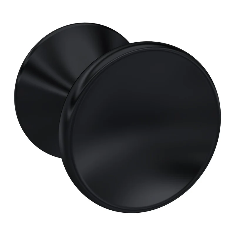 Round Furniture Knob Handle - Matt Black