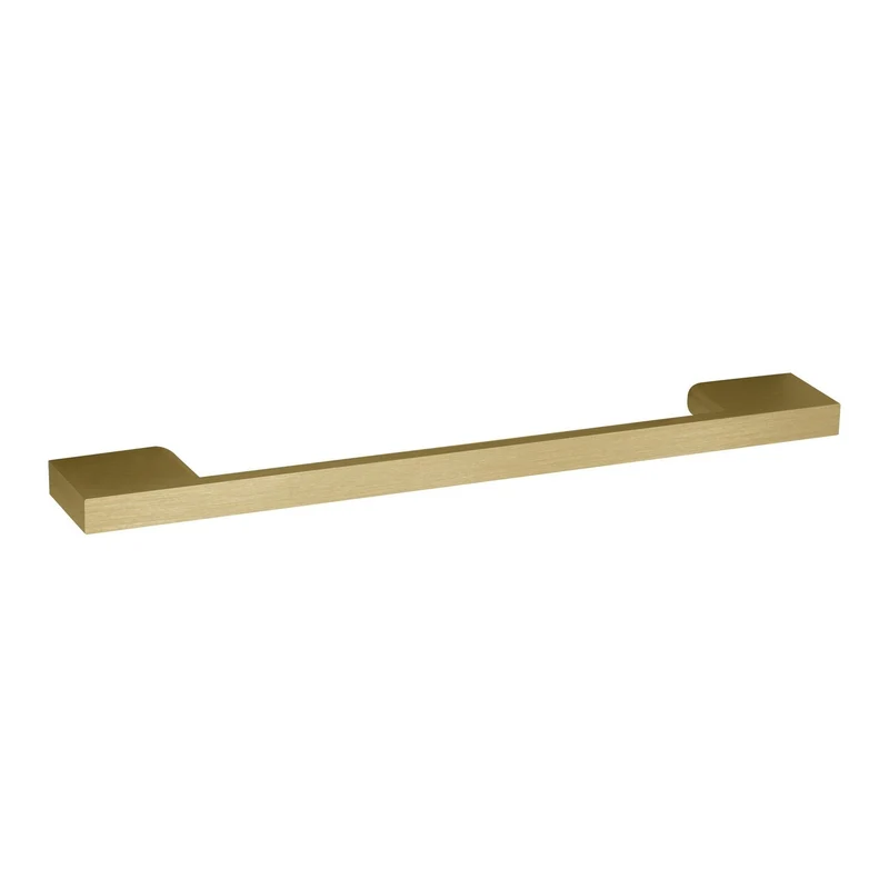 Straight D Bar Furniture Handle, 191mm Wide With 160mm Centres - Brushed Brass