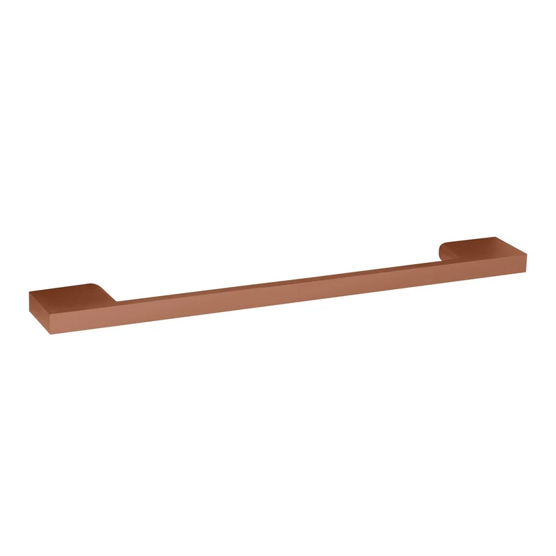 Straight D Bar Furniture Handle,223mm Wide With 192mm Centres - Copper