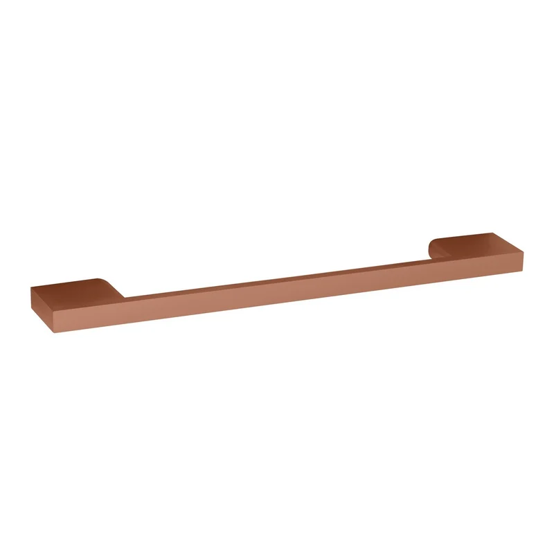 Straight D Bar Furniture Handle, 191mm Wide With 160mm Centres - Copper