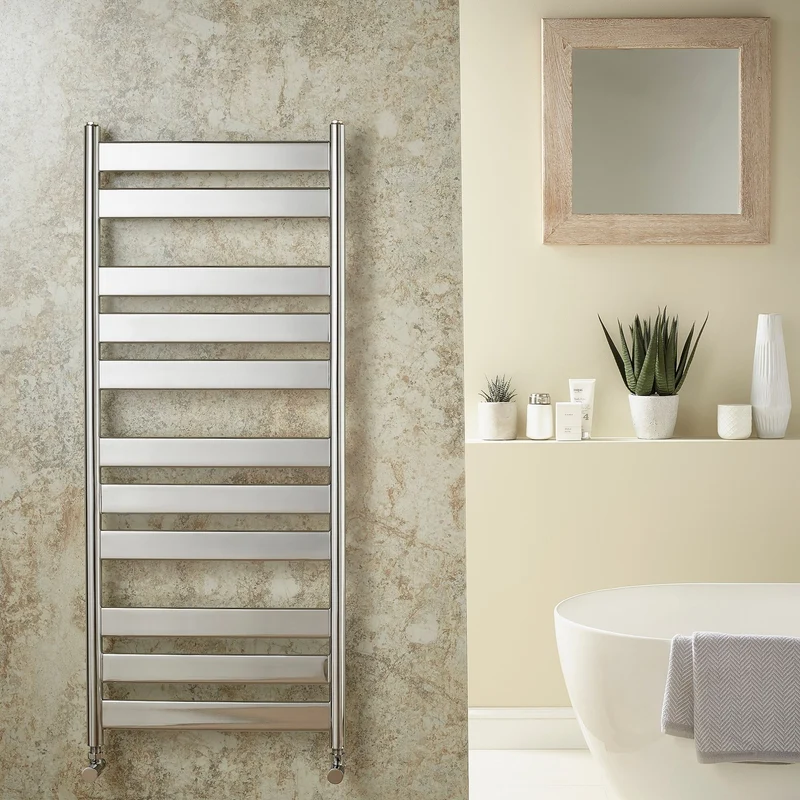 Moby Chrome Heated Towel Radiator