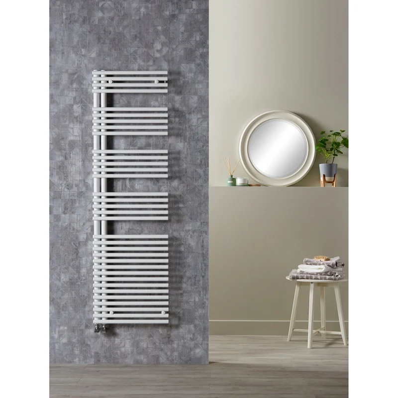Capri White Heated Towel Radiator