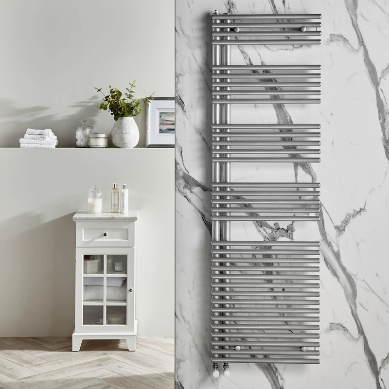 Capri Titane Dual Fuel Heated Towel Radiator