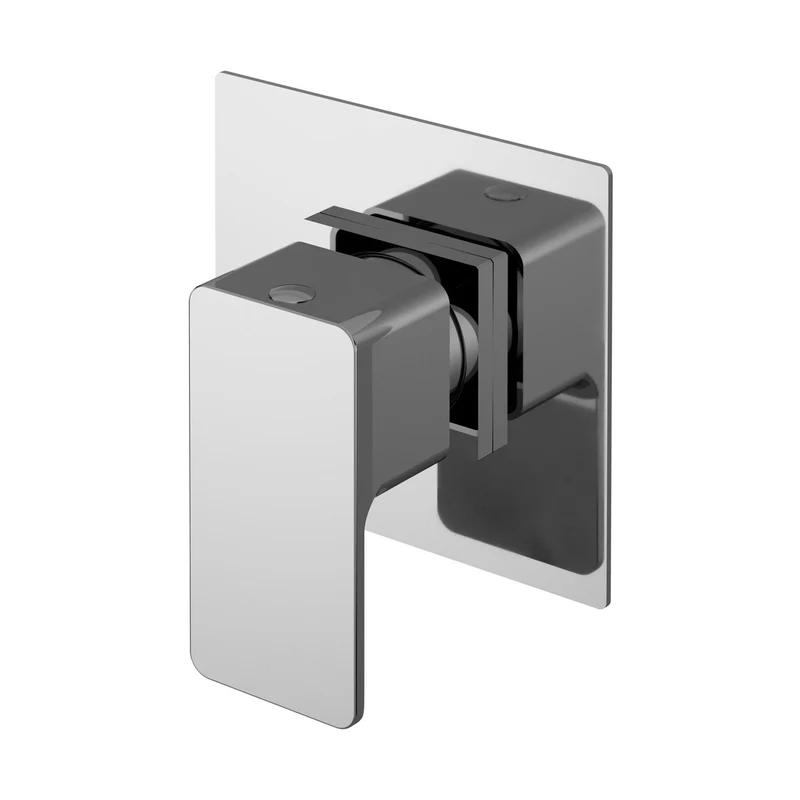 Nuie Windon Concealed Diverter 2/3/4 Way Contemporary Chrome Brass 100x100x135mm