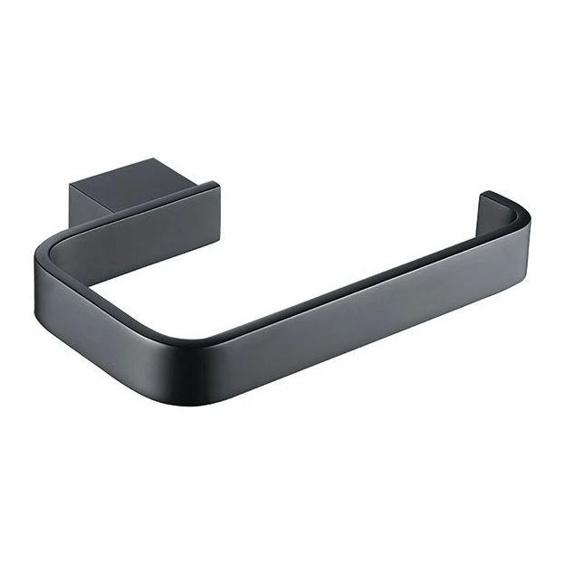 Como Black Toilet Roll Holder