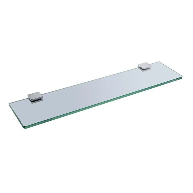 Como Chrome 500mm Glass Shelf