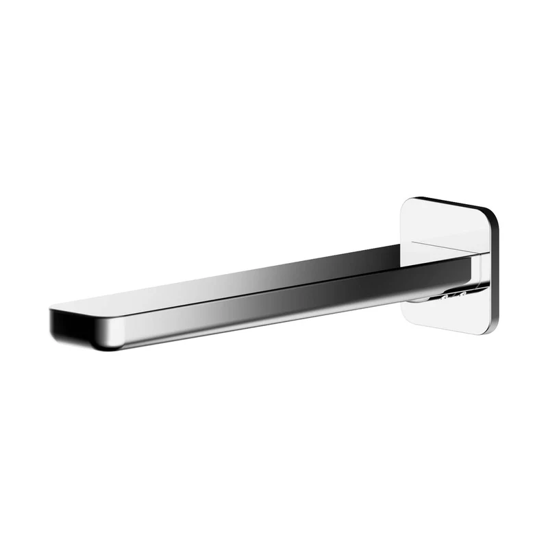 Nuie Windon Bath Spout Contemporary Chrome Brass 50x50x200mm