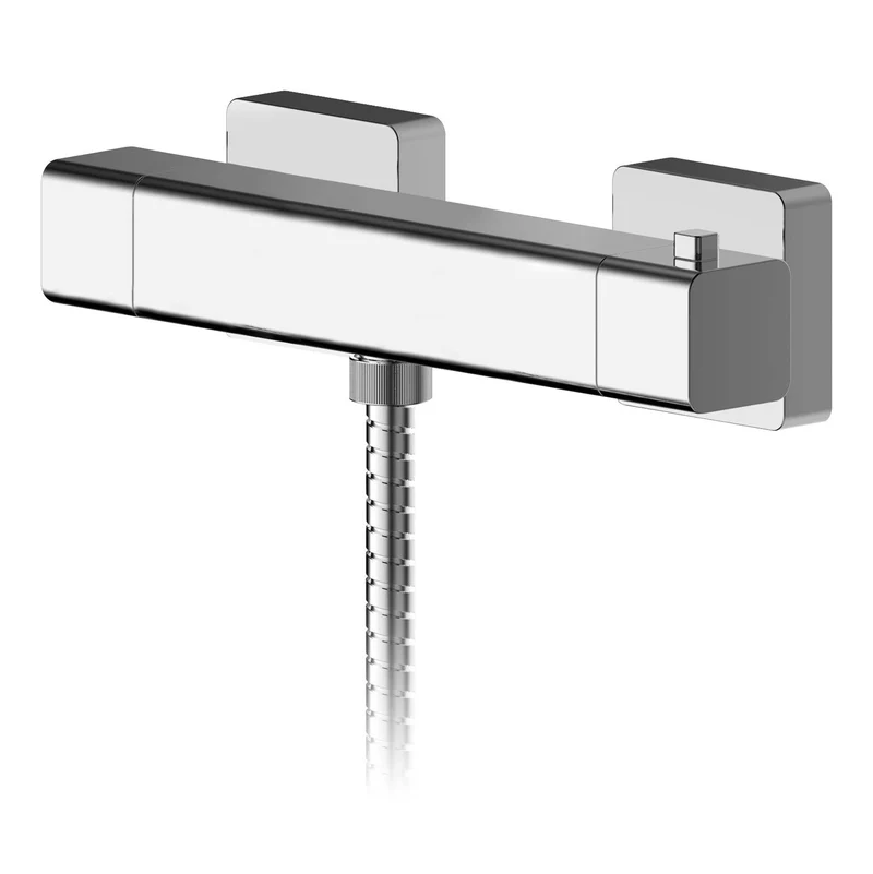 Cape Exposed Thermostatic Shower Set - Chrome