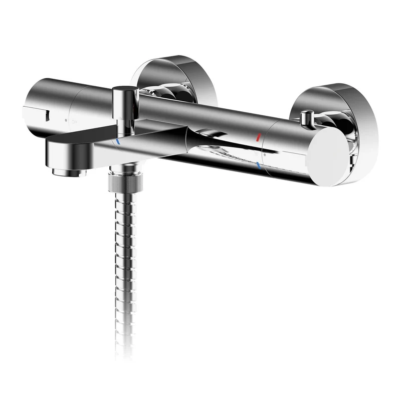 Lana Exposed Thermostatic Bath Shower Set - Chrome