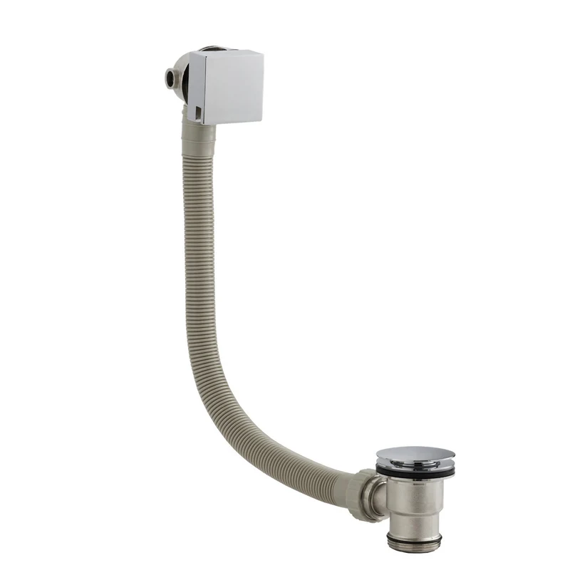 Cape Bath Valves & Overflow Filler Waste Set - Chrome