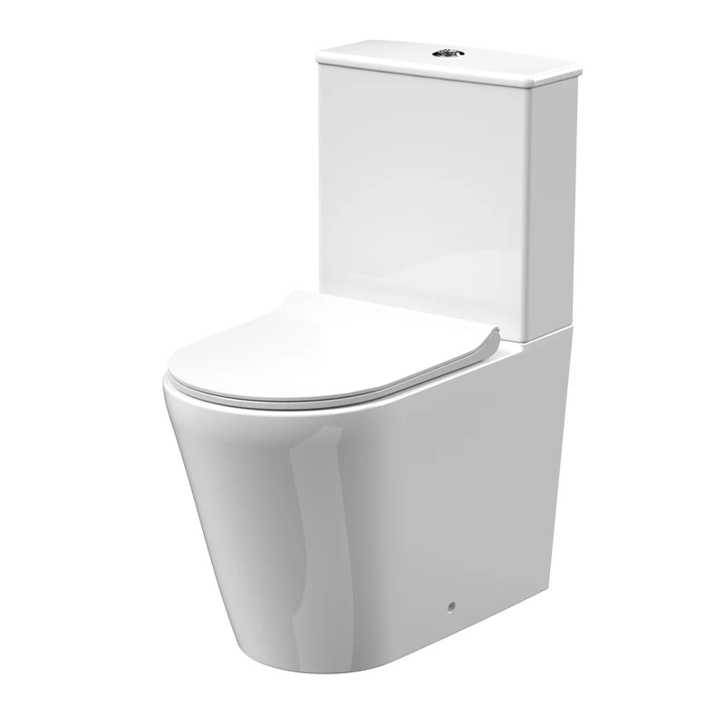 Lana Rimless Close Coupled Back To Wall Toilet & Soft Close Seat
