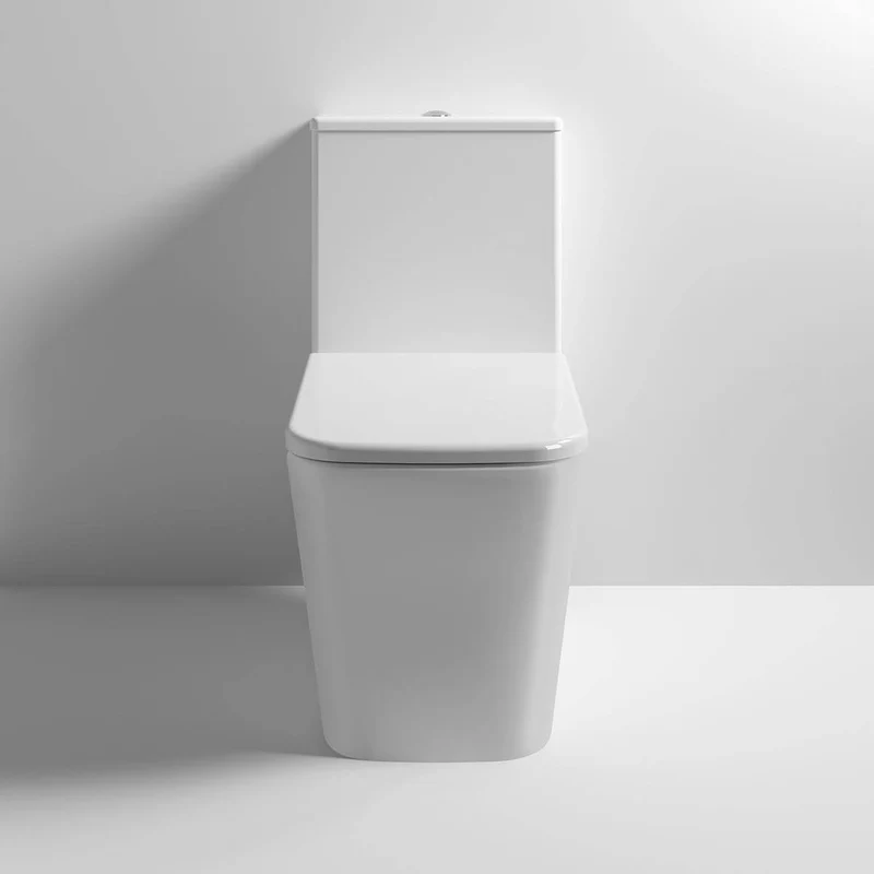Como Rimless Close Coupled Back To Wall Toilet & Soft Close Seat