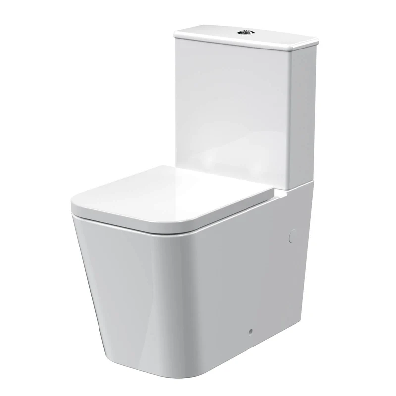 Como Rimless Close Coupled Back To Wall Toilet & Soft Close Seat