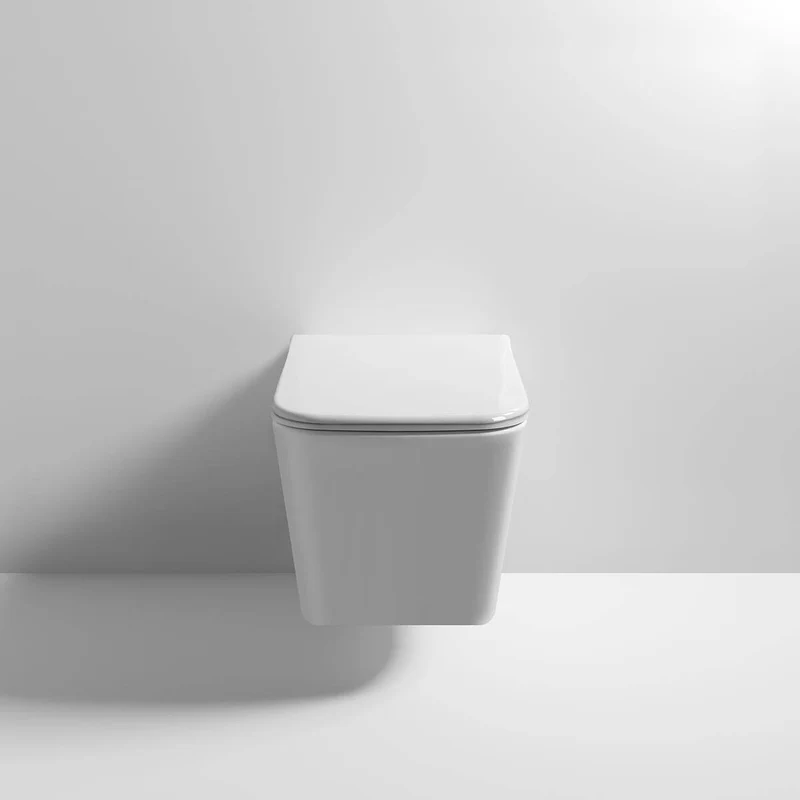 Como Rimless Wall Hung Toilet & Thin Soft Close Seat