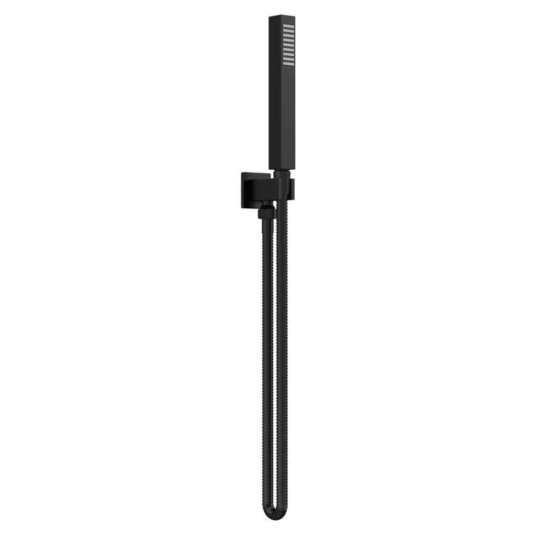 Cape Black Concealed Shower Package With Fixed Head & Handset