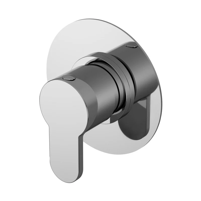 Nuie Arvan Concealed Stop Tap Contemporary Chrome Brass 100x100x135mm